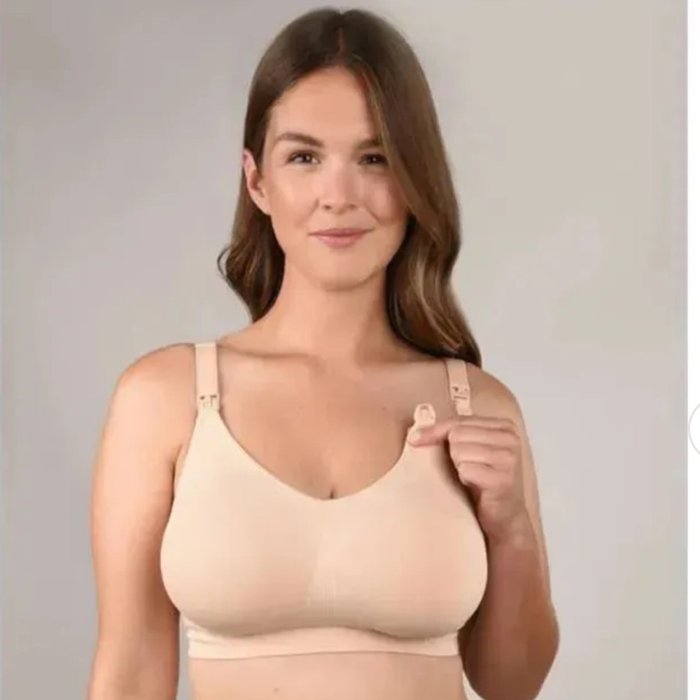 Bravado! Women's Medium Seamless Nursing Bra Butterscotch 1401BA